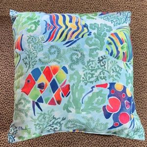 Colorful Fish Pillow